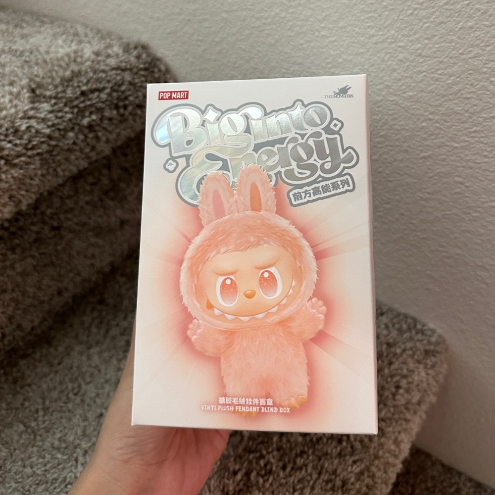 Popmart Big Into Energy Labubu- LOVE